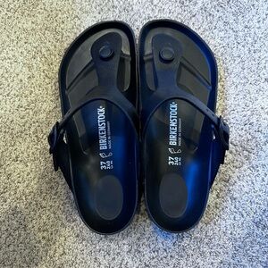 New Womens Birkenstock Gizeh Eva black thong Sandal